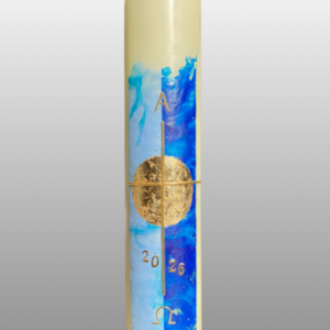 Hausosterkerze &bdquo;Kreuz auf Sonnenscheibe&ldquo;